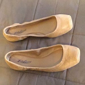 Women’s Lucky Brand Tan Ballet Flats